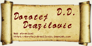Dorotej Dražilović vizit kartica